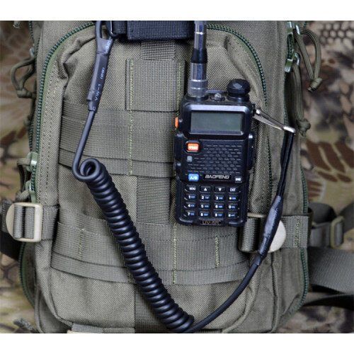 Tactical Spring Coil Lanyard för Outdoor CS-utrustning 2