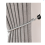 Set mit 2 Gardinenhaltern, gewebte Vorhanghalter Grey 4