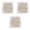 3Rouleaux DIY Ovale En Fer Argenté Pour Accessoires 3