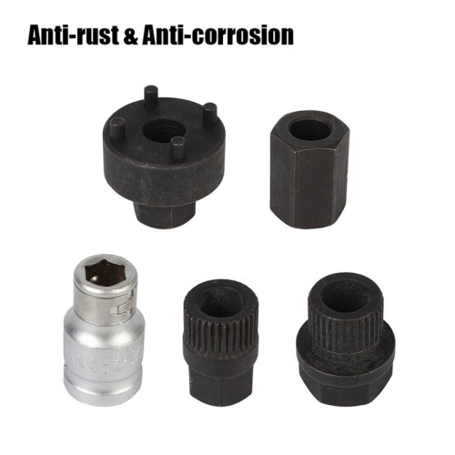 13-Piece Alternator Freewheel Pulley Removal Tool Set for Engine Auto Belt Removal for   - 2