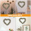 Khaki Hartvormige Kransbasis Voor DIY Bruiloft Decoratie 5