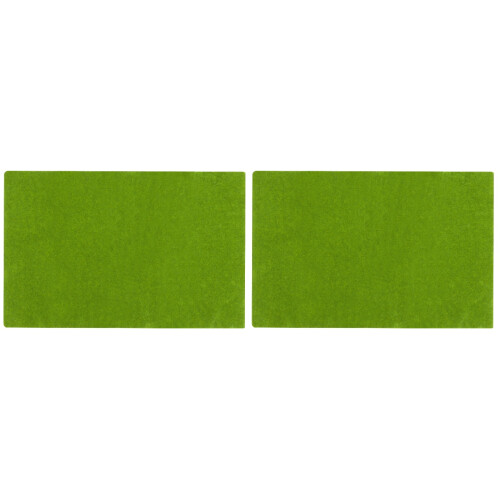 2Pièces De Gazon Faux Vert Pour Décor Modèles DIY 2