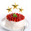 2Ensembles 18 Décorations Gâteau Étoile Or Alimentaire Pour 9