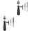 14Pièces Tournevis Perceuse Bois Manuelle ABS Forets Avec Clé 2
