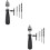 14Pièces Tournevis Perceuse Bois Manuelle ABS Forets Avec Clé 5