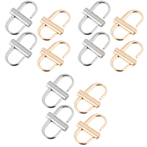 12Pièces Accessoires Boucles Métal Pour Sac Réglable 1