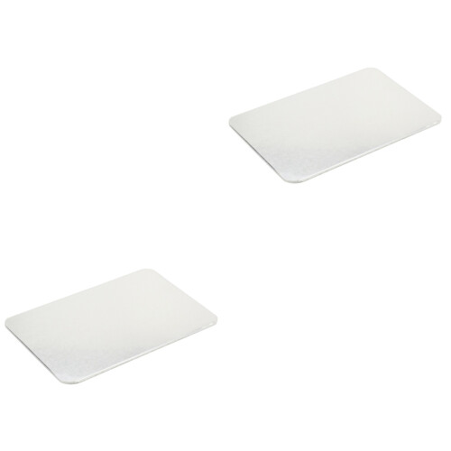 2Pièces Plaque De Refroidissement Métal Argentée Pour Hamster 1