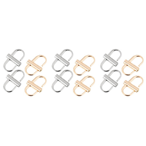 12Pièces Accessoires Boucles Métal Pour Sac Réglable 2