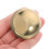 2Pièces Boules D'exercice Main En Laiton Décoratives Solides 5