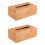 2Pièces Boîte À Papier Bambou Usage Maison Bureau 4