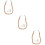 3Pièces Porte-Serviettes Mural Khaki Déco Maison 9