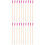100Pièces Bâtonnets Ponçage Bois Plastique Double Face Rosés 4