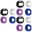 12Pièces Silicone Montre Protectrice Couleurs Variées 5
