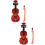 2Pièces Mini Violons Simulation Marron Décoration Maison De 6
