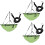 3Pièces Kayak Vent Compacte Facile À Monter 6