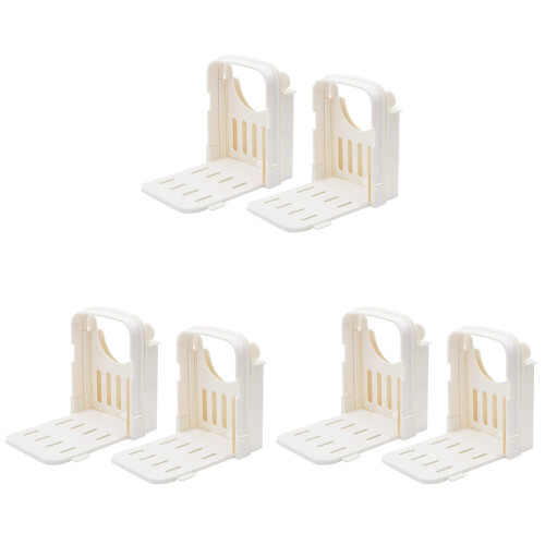 6Pièces Coupe-Pain Pliable Guide Trancheur Sandwich 1