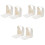6Pièces Coupe-Pain Pliable Guide Trancheur Sandwich 3