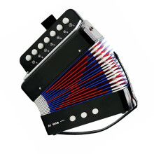 Small Accordion for Children Educational Instrument, Portable Educational Music Instrument for Early Learning and Gift
