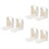 6Pièces Coupe-Pain Pliable Guide Trancheur Sandwich 6