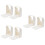 6Pièces Coupe-Pain Pliable Guide Trancheur Sandwich 7