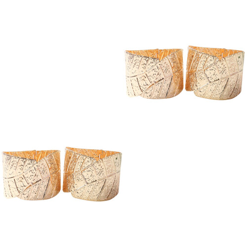 4Pièces Attaches Rideaux Alliage Chic Décoratives Élégantes 1