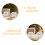 3Pièces Cache-Pots Céramique Dent Décoratif Pour Plantes 6