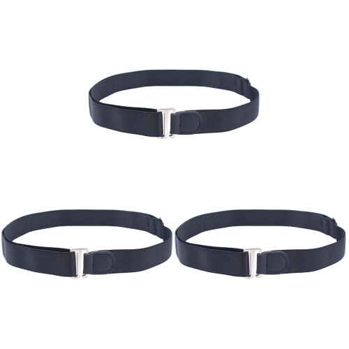 3Pièces Ceintures Shirt Stay Élastiques Usage 1