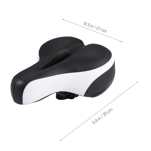 2Pièces Blanche Épaisse Gel Ventilée Résistante Cyclisme 1
