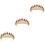 3Pièces Accessoire Rouge Cristal Tiare Mariage Élégant 1