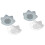 4Pièces Boîte À Silicone Design Pour Salle De Bain 4