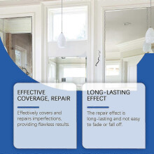 White Retouching Paint for Home Wall Damage Scratches Retreading Cover Multifunctional Waterproof Retouching Paint
