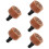 5Pièces Clip Diffuseur Bois Aluminium Déco Fraîcheur Naturelle 9