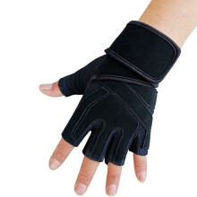 Schützende Fitnesshandschuhe – atmungsaktive Halbfinger-Gewichtheberhandschuhe M