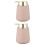 2Pièces Distributeur De Lotion Rose Push Type Réutilisable Pour 4