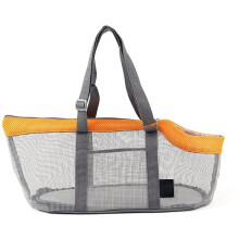 Bag for Cats & Dogs - Foldable Travel Bag with Handheld Strap, Breathable Mesh C:Orange