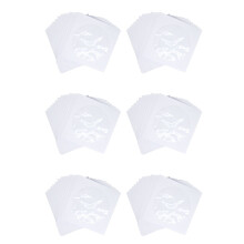 Étuis pour CD DVD, Support de Pochettes pour Enveloppes en Papier pour Support CD DVD avec Fenêtre Transparente, Fermeture à Rabat Blanc, Paquet de