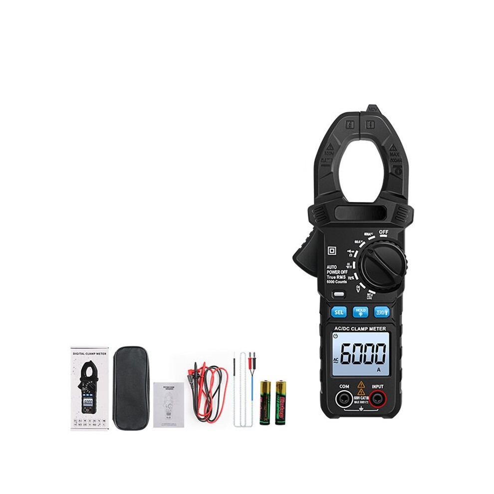 Sk-203 Clamp Meter Digital Multimeter Ac/ Current Voltage Capacitance Ohm Ncv Tester With Flashlight 4711752942758