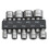 4 Set 9pcs Hex Sockets Sleeve 1/4in Nozzles Nut Driver Bit Set 5-13mm Power Nut Screwdriver Set Bits Sets Hand Tools 6