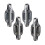 Car Exterior Door Handle Chrome for  Dmax D-Max 2002-2013 1
