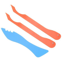 3pcs Colored Copper Foil Burnishing Tools for Stained Glass DIY Kit for Glass Cutting and Art Projects