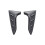 Rear Triangular Pillar Cover Trim for  CX-5 CX5 2026 Rear Side Window Trim Interior Accessories 1