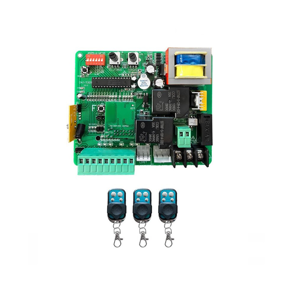 Tuya Module Door 220V Sliding Gate Motor Control Board With 433Mhz Remote Control Electric Door Motor Controller 4711827269735