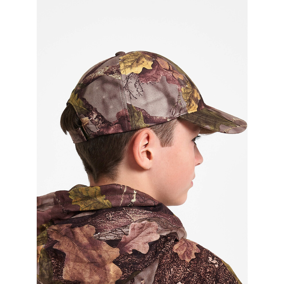 Jack Pyke Childrens Junior Stealth Baseball Cap English Oak Evolution