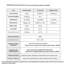 H30WP Industriële Waterdichte IMU Inertiële Navigatiemodule 9-Assige Gyroscoop Houdingssensor ROS2 Robot