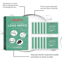 Individual Lens Cleaning Wipes - 12 Pack, Fast-Drying, Scratch-Free Eyeglass & Screen Cleaner