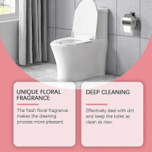 Floral Toilet Cleaner - Powerful Deodorizing & Odor Removal with Long-Lasting Fresh Floral Scent - 120ml | Easy to Use, Deep Cleaning, Keeps Bathroom