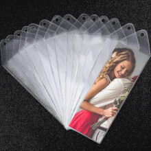 Bustine di plastica per segnalibri da 2x6 pollici per cabina fotografica (60 pezzi)