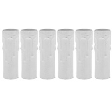 6 copricandele per lampadario, copriattacco E14 per base candelabro