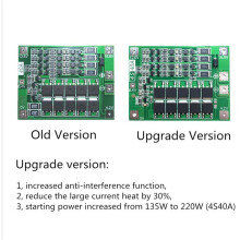 4X 4S 40A Actieve Equalizer Balancer 18650 Lifepo4 Lithiumbatterij Beschermingskaart BMS-Kaart Energietransmissiekaart