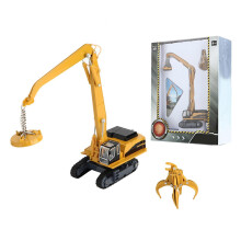 1:87 Veicolo da cantiere in lega, camion per la movimentazione dei materiali, giocattolo per bambini
